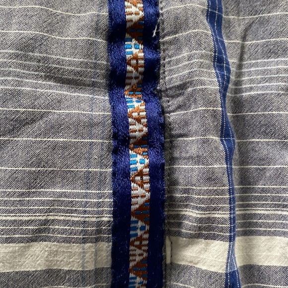 Robert Graham Gray and Blue Striped Shorts - Picture 10 of 11